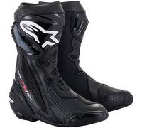 Alpinestars Supertech R Boots Motorbike Motorcycle Sports Track Race Black