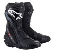 Alpinestars Supertech R Boots Motorbike Motorcycle Sports Track Race Black