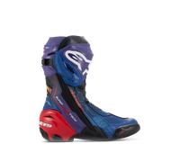 Alpinestars Supertech R LE Martinator R01 Vented Boots Blue Purple Red Black, Size: 46