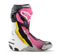 Alpinestars Supertech R Black Magenta White Yellow