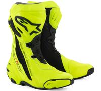 Alpinestars Supertech R Motorcycle Boots, black-yellow, size 48 for Men