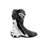 Alpinestars Supertech R Vented Motorcycle Boots, black/white, size 46