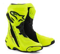 Alpinestars Supertech R Vented Moto Motorcycle Boots Fluo Yellow / Black
