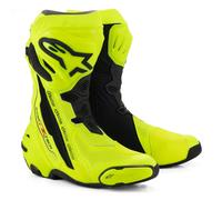 Alpinestars Supertech R Vented Motorcycle Track Boots - Fluo Yellow / Black