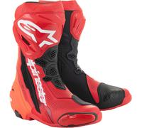 Alpinestars Supertech R Vented perforated Motorcycle Boots, red, size 44 for Men