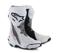 Alpinestars Supertech R Vented Race Boots - White / Mid Grey / Black