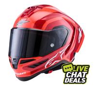 Alpinestars Supertech R10 Arius Black / White / Double Red Helmet