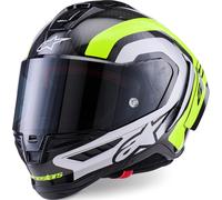 Alpinestars Supertech R10 Arius Carbon Helmet, black/white/neon yellow, size XS (53/54)