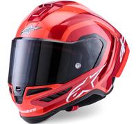 Alpinestars Supertech R10 Arius Helmet, black-white-red, size XS for Men