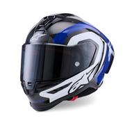 Alpinestars Supertech R10 Arius Helmet ECE06 Black White Blue Glossy
