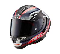 Alpinestars Supertech R10 Team Carbon Helmet, black-red-blue, size XL