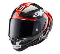 Alpinestars Supertech R10 Element Carbon Helmet, black/red/white, size XS (53/54)