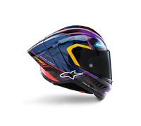 Alpinestars Supertech R10 LE Martinator R01 Helmet Blue Purple Red Glossy