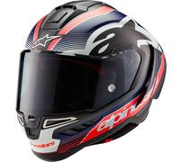 Alpinestars Supertech R10 Team Carbon Helmet, black/red/blue, size L (59/60)