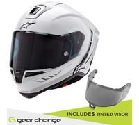 Alpinestars Supertech R10 Carbon Helmet, white, size 2XL for Men