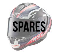 Alpinestars Supertech R10 Motorcycle Visor AFHS-01 Clear Dark Silver