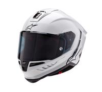 Alpinestars Supertech R10 Solid ECE 2206 Fim - White Gloss / Black Matt