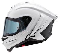 alpinestars Supertech R10 Solid Full-Face Helmet Carbon/White 2XL black