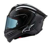 Alpinestars Supertech R10 - Solid Matt and Gloss Black Carbon - Includes Tinted