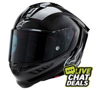 Alpinestars Supertech R10 Carbon Helmet, black, size L for Men