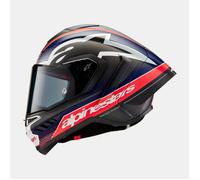 Alpinestars Supertech R10 Team Carbon Helmet, black-red-blue, size 2XL for Men