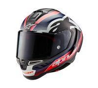 Alpinestars Supertech R10 Team Carbon Helmet, black/red/blue, size L (59/60)