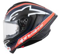 Alpinestars Supertech R10 Team Carbon Helmet, black-red-blue, size M for Men