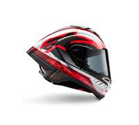 Alpinestars Supertech R10 Team Carbon Helmet, black-white-red, size L for Men