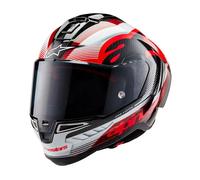 Alpinestars Supertech R10 Team Motorcycle Helmet - Glossy Black/Red/White 820022