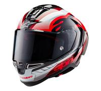 Alpinestars Supertech R10 Team Ece06/Fim Black Carb R/W Gloss