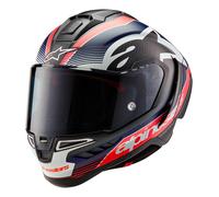 Alpinestars Supertech R10 Team Carbon Helmet, black/red/blue, size L (59/60)