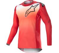 Alpinestars Supertech Risen Motocross Jersey, red/white, size XL