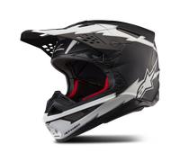 Alpinestars Supertech S-M10 Ampress 2024 Motocross Helmet, black-white, size 2XL for Men