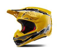 Alpinestars Supertech S-M10 Ampress 2024 Motocross Helmet, black-yellow, size M for Men