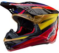 Alpinestars Supertech M10 Era MX Helmet Gold/Yellow/RedXS Gold,Yellow,Red