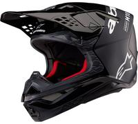 Alpinestars Supertech S-M10 Flood MX Helmet Black/Dark GreyM Black,Dark Grey