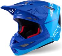 Alpinestars Supertech S-M10 Flood 2024 Motocross Helmet, blue/black, size XXL (63/64)
