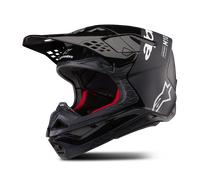 Alpinestars Supertech S-M10 Flood 2024 Motocross Helmet, black-grey, size XS for Men