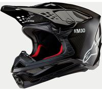 Alpinestars Supertech S-M10 Solid 2024 Motocross Helmet, black, size M (57/58)