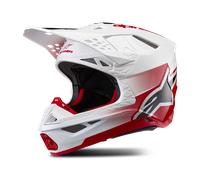 Alpinestars Supertech S-M10 Unite MX Helmet Red/WhiteL Red,White
