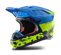 Alpinestars Supertech S-M8 Mips® Radium MX Helmet Fluo Yellow/Aqua/NavyXXL Fluo Yellow,Aqua,Navy