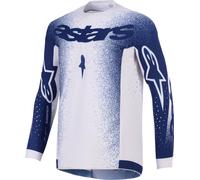 Alpinestars Supertech Scenz Motocross Jersey, grey/blue, size M