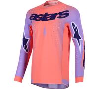 Alpinestars Supertech Scenz Motocross Jersey, red-purple, size S for Men