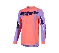 Alpinestars Supertech Scenz MX Jersey Hot Coral/PurpleXXL Hot Coral,Purple