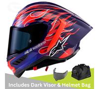 Alpinestars Supertech R10 Flyte Limited Edition Helmet, red, size M for Men
