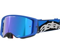 Alpinestars Supertech Stream Mirror Motocross Goggles, blue for Men
