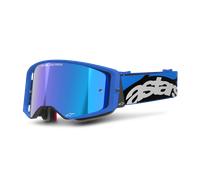 Alpinestars Supertech Stream Mirror Motocross Goggles, blue for Men