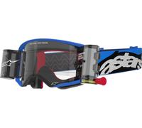 Alpinestars Supertech Stream Roll-Off Motocross Goggles, black-blue for Men