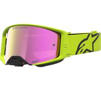 Alpinestars Supertech Vesta Mirror Motocross Goggles, neon yellow/black, One size