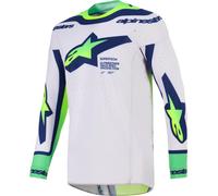 Alpinestars Supertech Vista Motocross Jersey, grey-blue, size L for Men